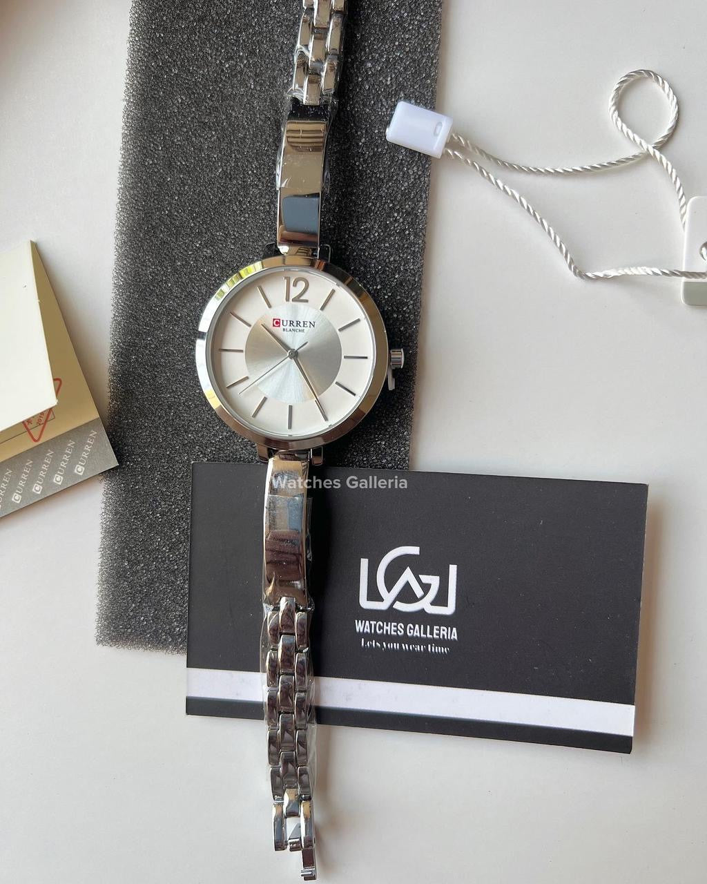 Curren Ladies Quartz Watch (Silver) C9012