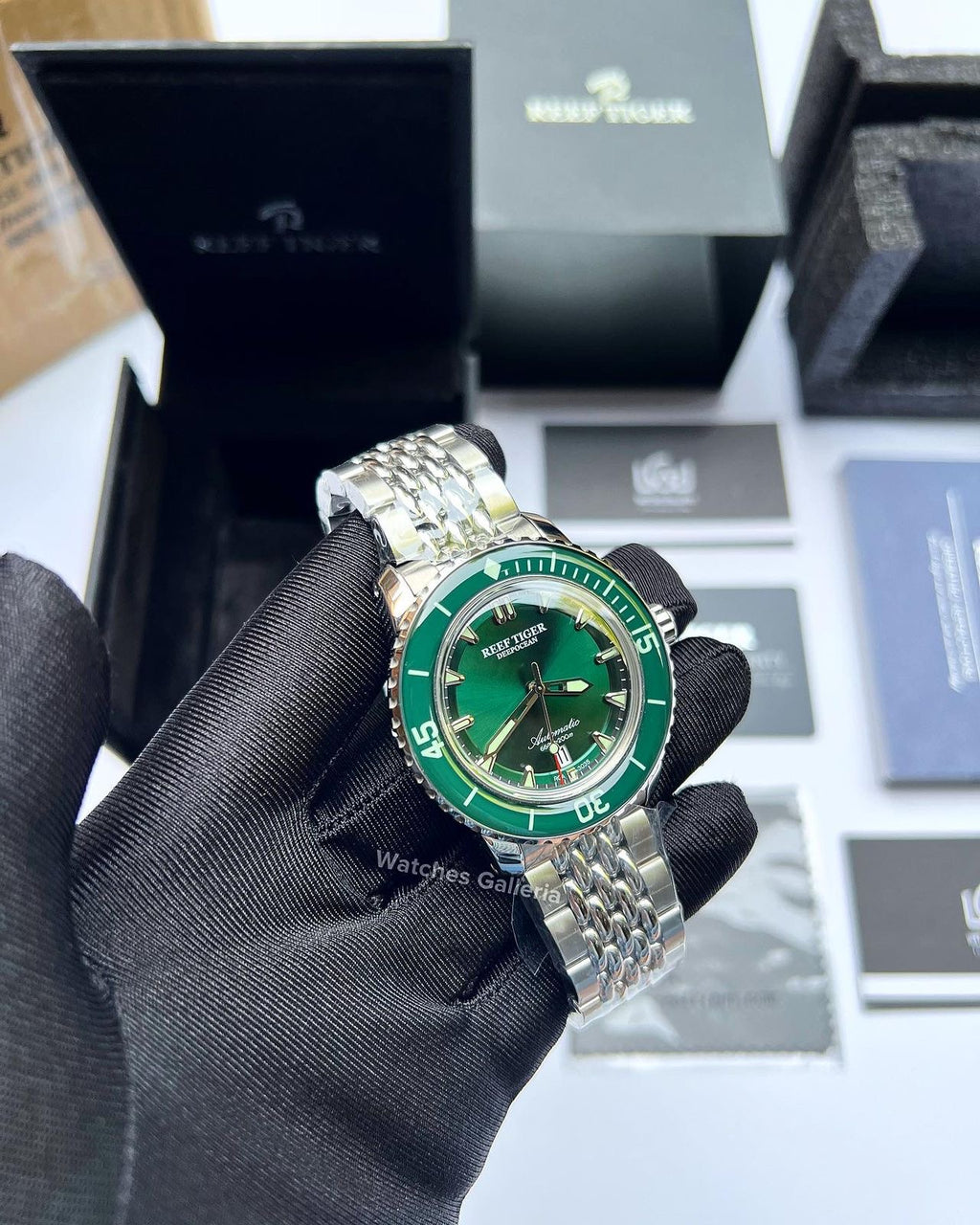 Reef Tiger Captain Cook Deep Ocean (Green) RGA3039