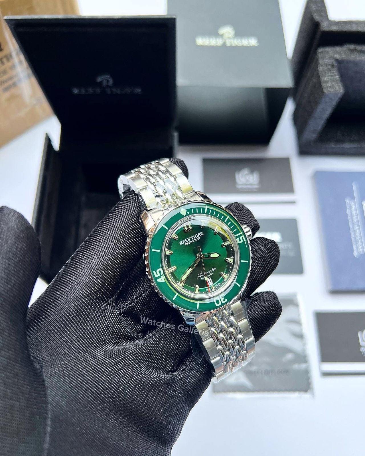 Reef Tiger Captain Cook Deep Ocean (Green) RGA3039