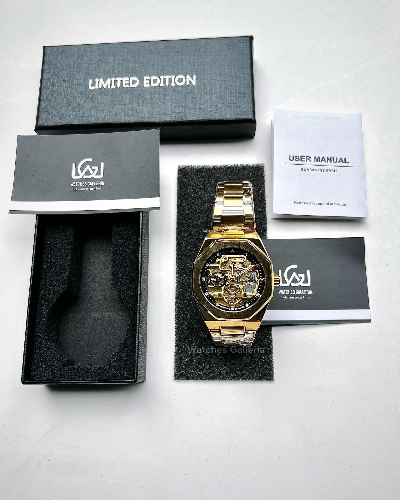 Forsining Royal Oak Skeleton Automatic (Gold) TM375G