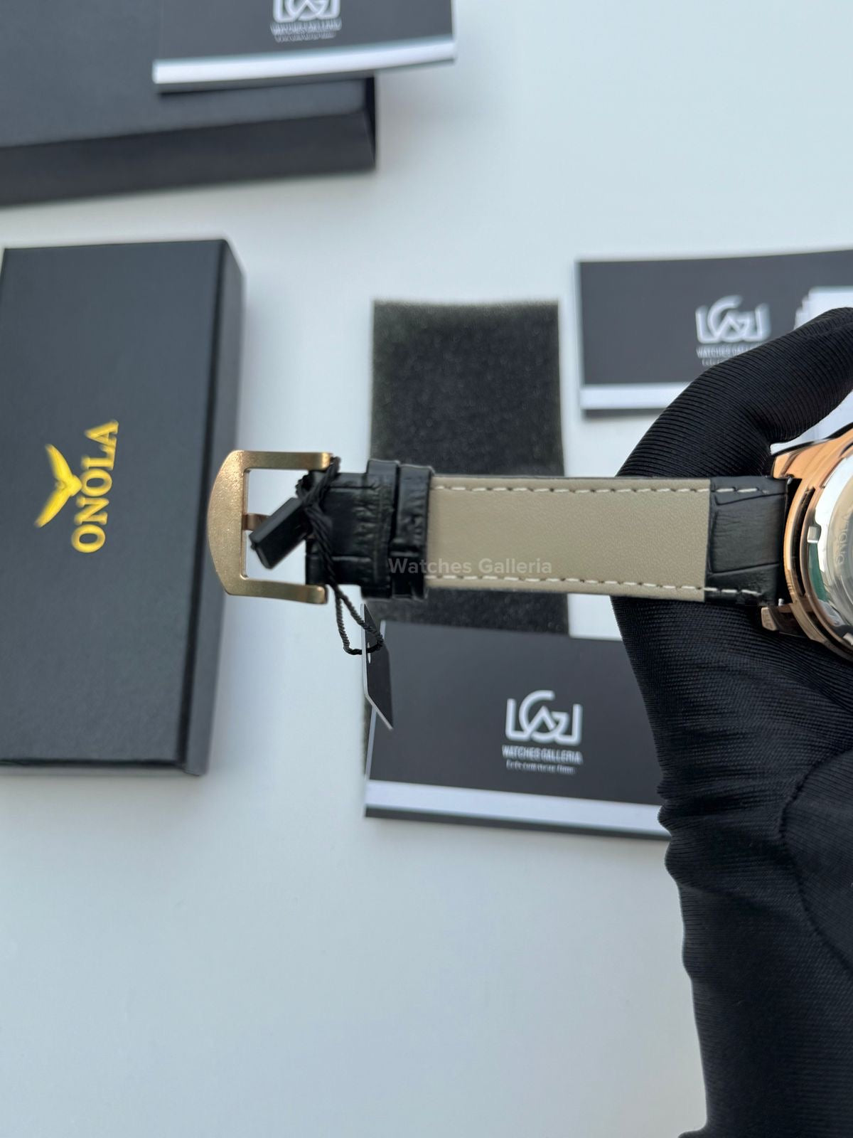 Onola Skeleton Watch Automatic (Rose Gold) ON3861 Watches Galleria