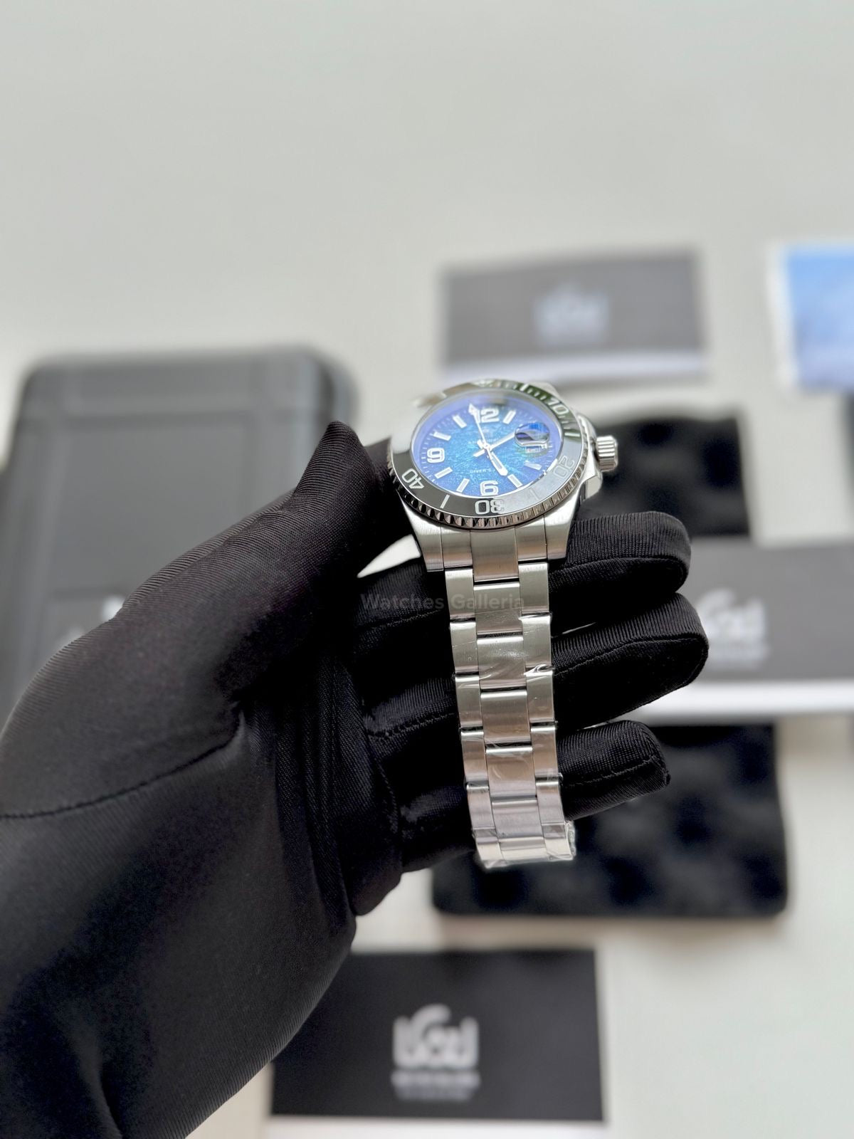 Addiesdive Submariner Gradient Quartz (Blue) AD2513 Watches Galleria © Copyrights All Right Reserved