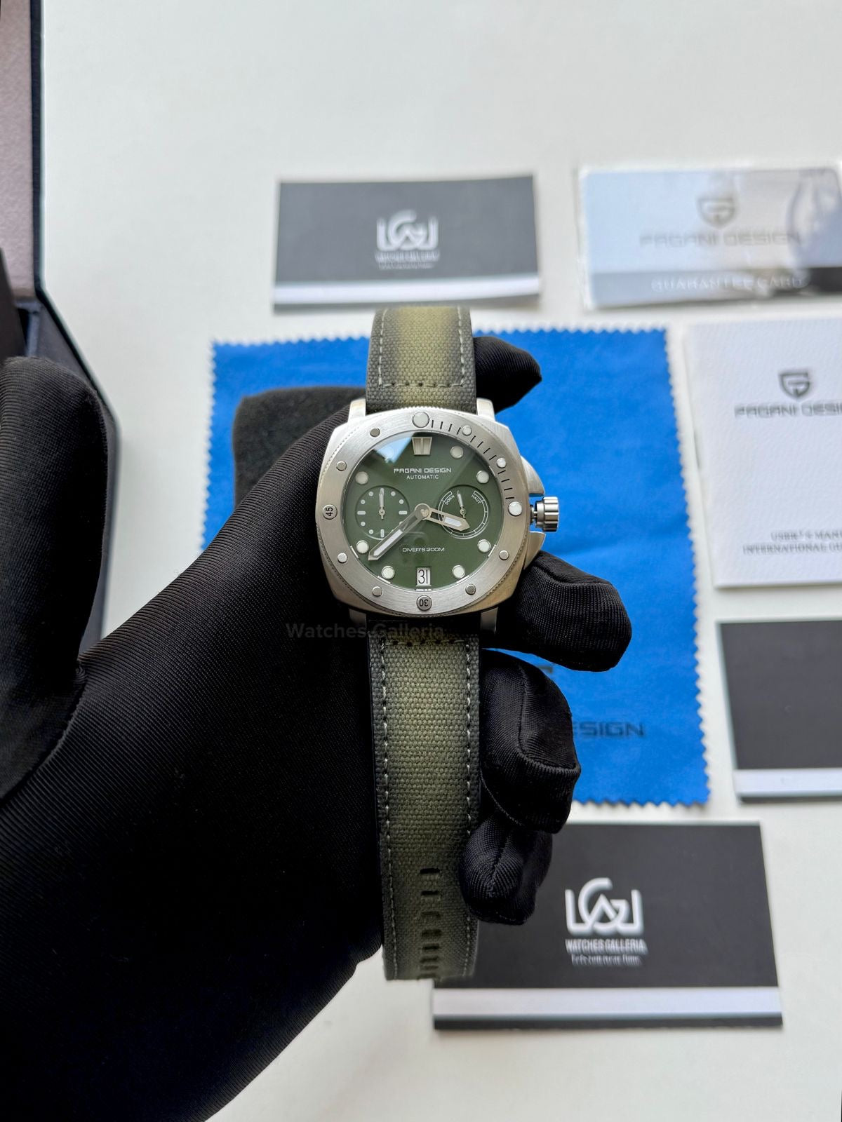 Pagani Design PD1767 Submersible Automatic (Green) Pagani Design Watch in Pakistan