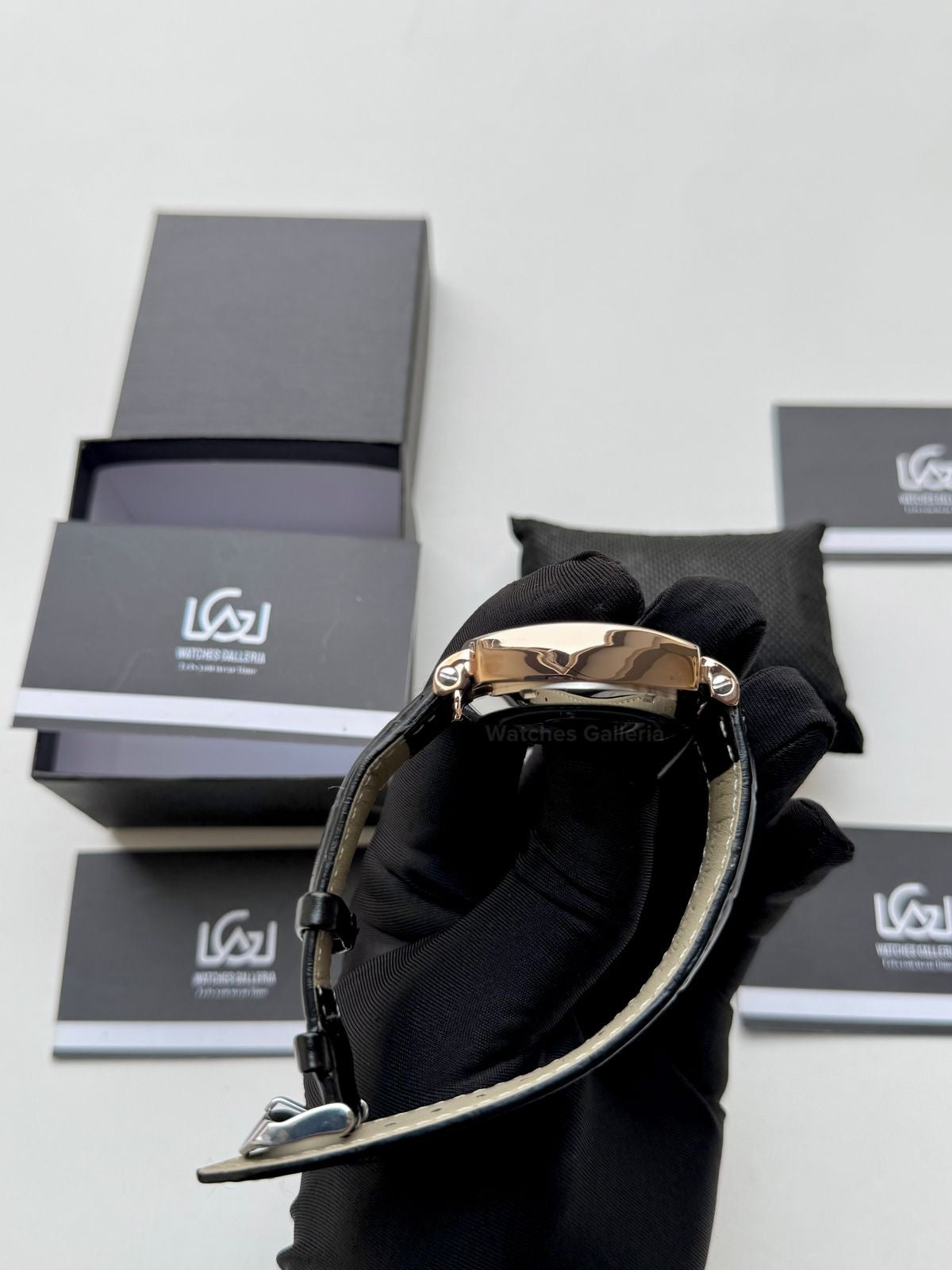 Aokulasic AOKU001 Moonphase Flywheel (Black/Rose Gold) Aokulasic Watch in Pakistan