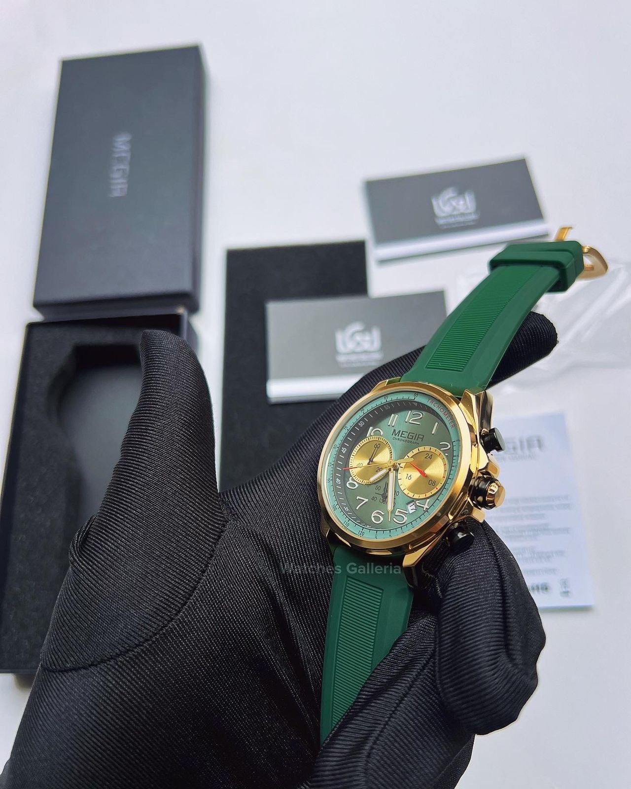 Megir Panda Chronograph Quartz (Green) MN2230