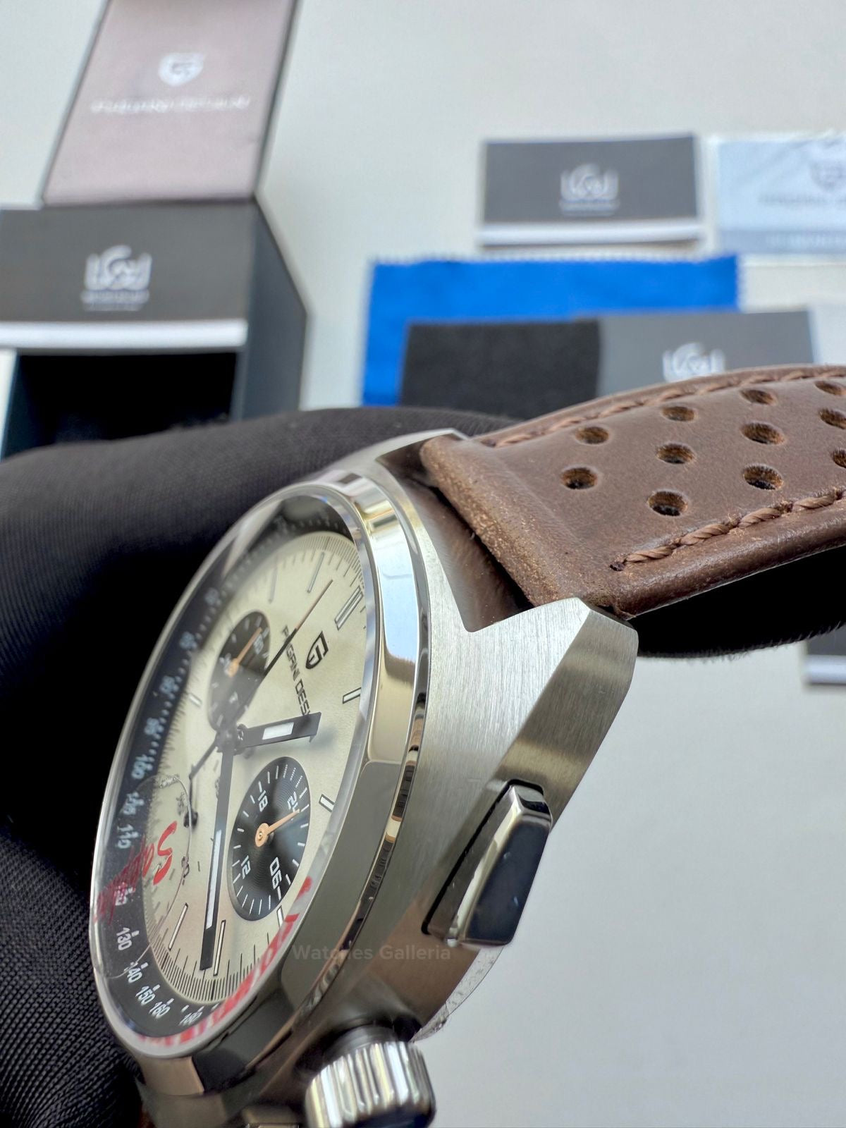 Pagani Design Vintage Chronograph Quartz PD1782 (White) Pagani Design in Pakistan