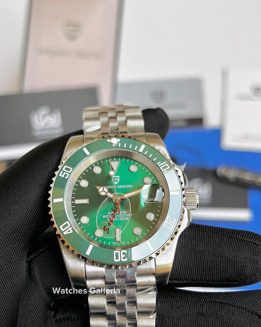 Pagani Design Submariner Hulk Automatic (Silver Green) PD1661