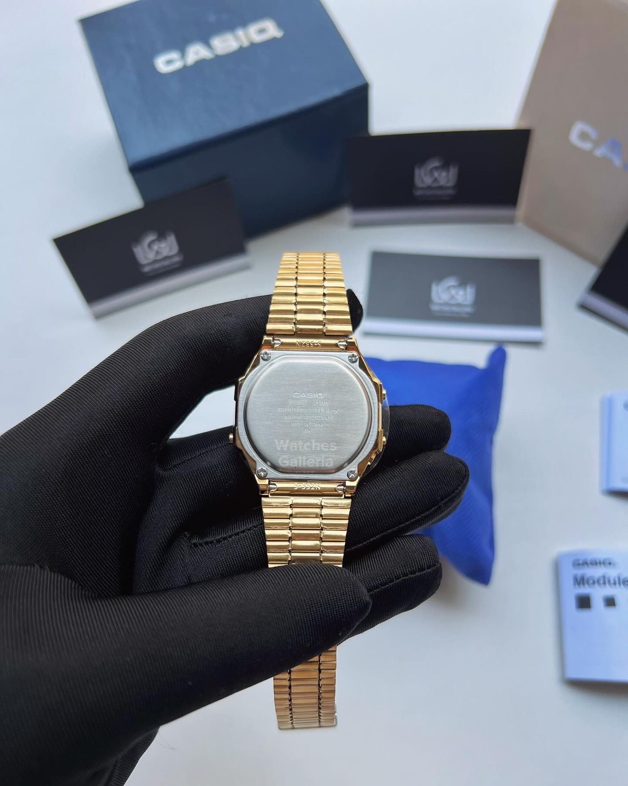 Casio Vintage Digital (Gold) A168WG Watches Galleria
