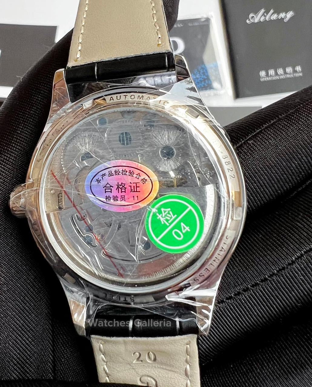 Ailang Double Flywheel Automatic (Silver/Black) AL8822