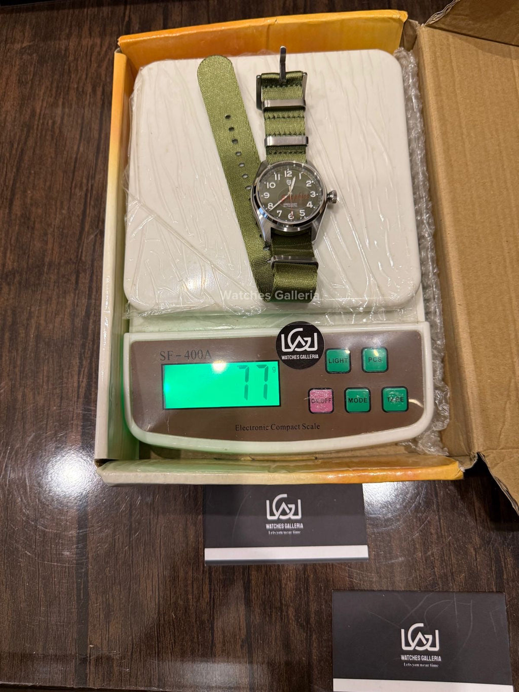 Pagani Design Spirit Pilot Automatic (Green-Nylon Bracelet) PD1717 Watches Galleria