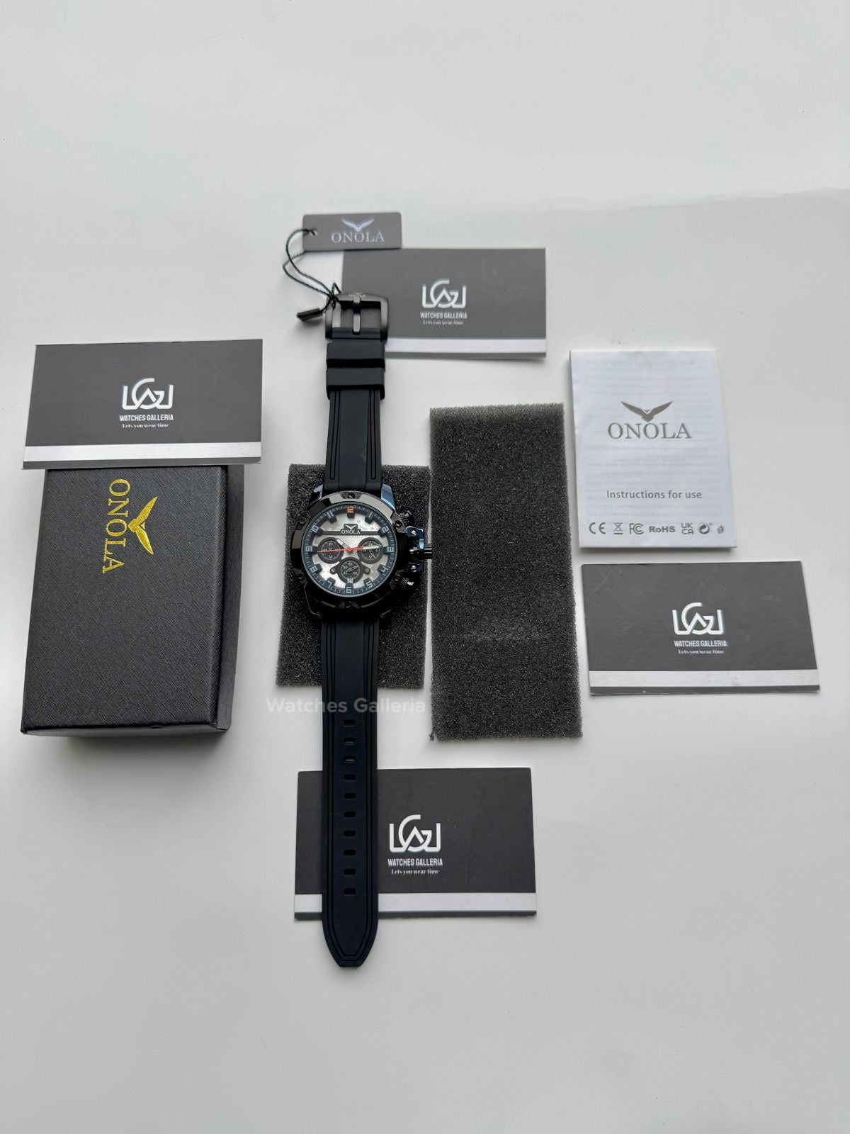 Onola Chronofighter ON6858 (Black Blue) Onola Watch