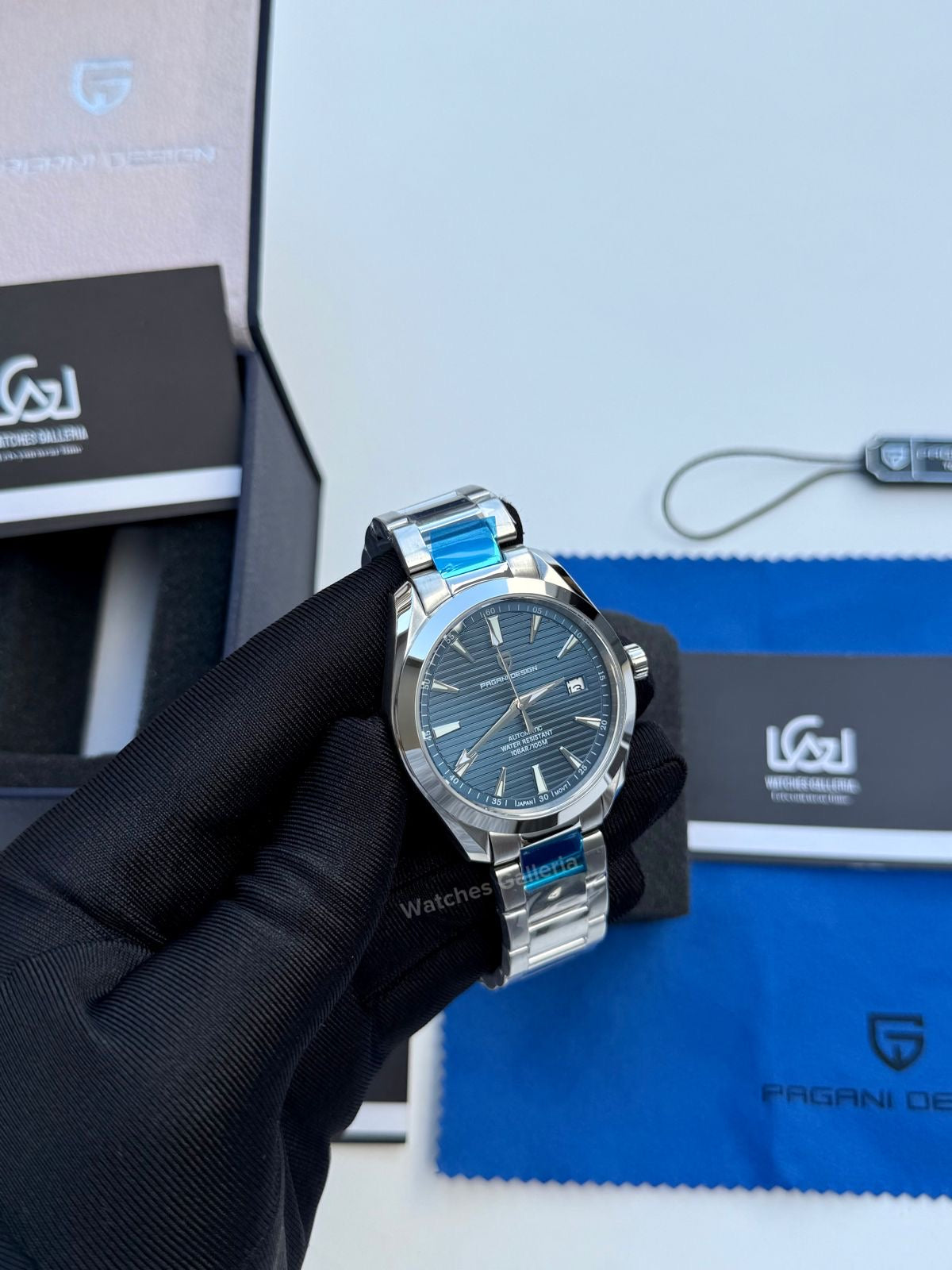 Pagani Design Aqua Terra Automatic (Blue) PD1688 Watches Galleria