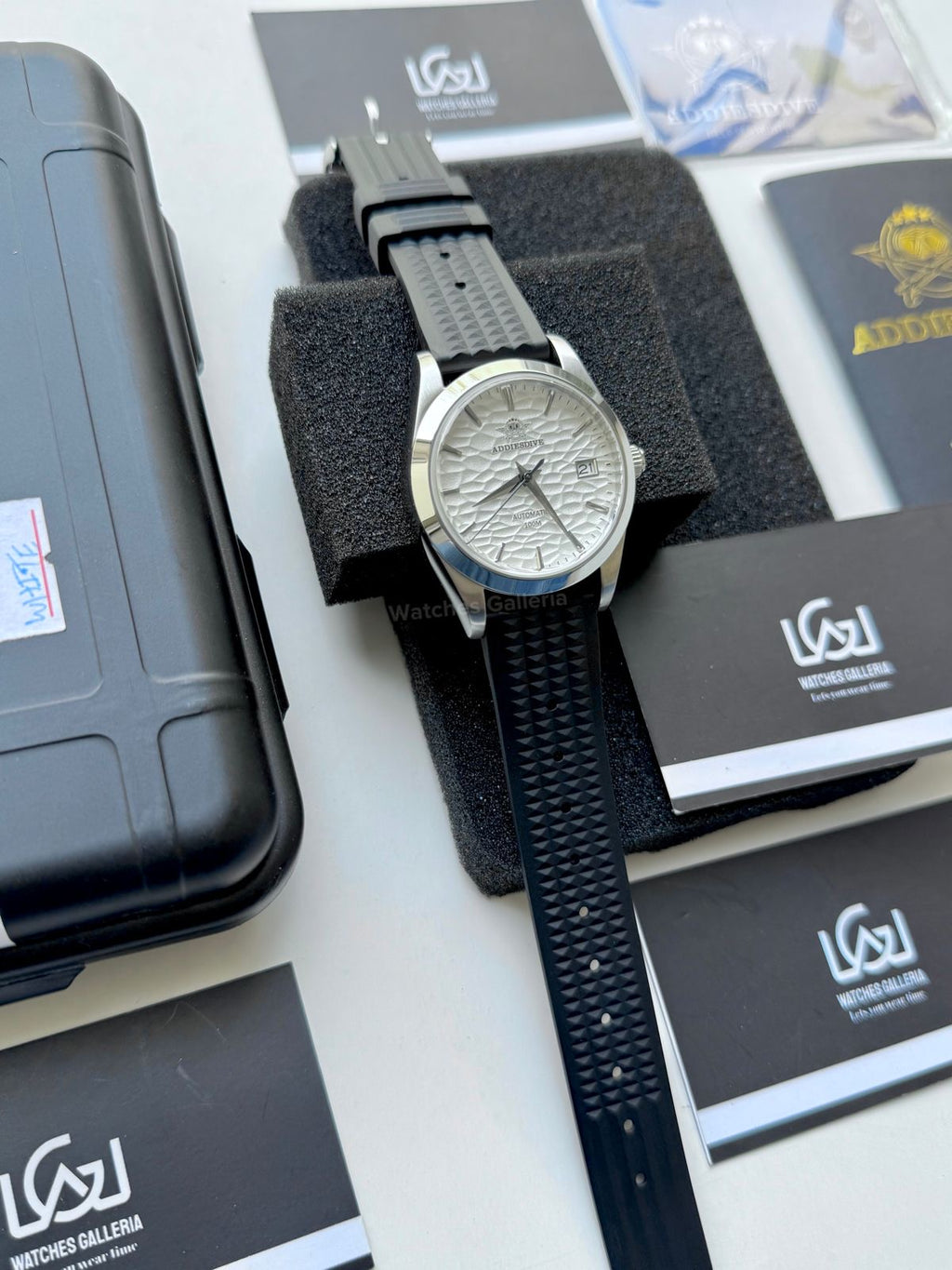 Addiesdive AD2118 Omiwatari White Silicon Edition “White” Addiesdive Watch in Pakistan