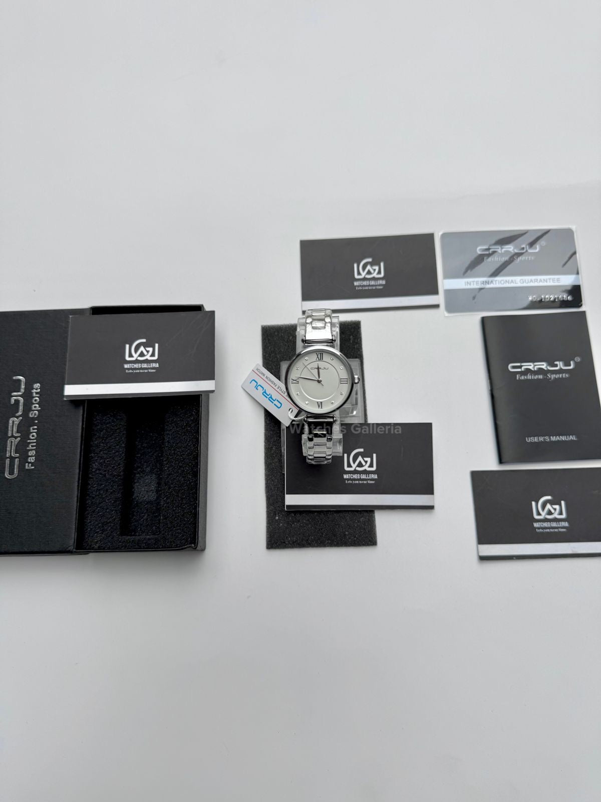 Crrju 2178 Ladies Watch Quartz (Silver) CRRJU Watch Pakistan