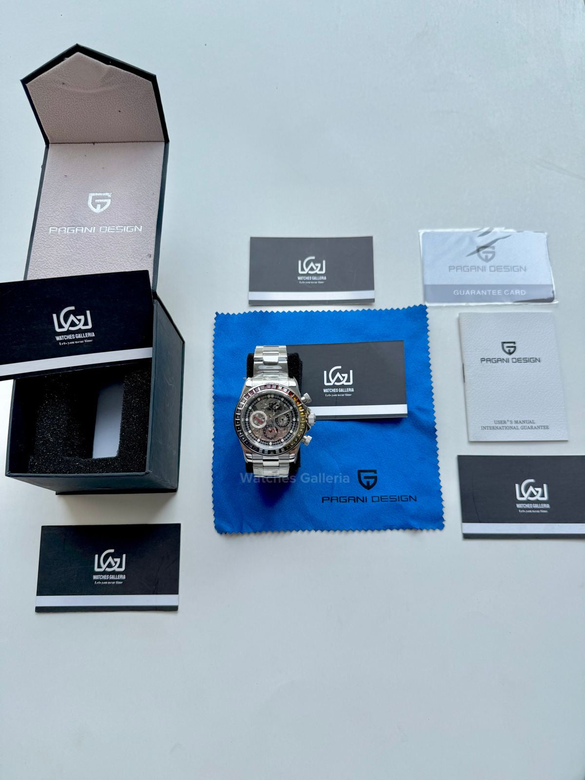 Pagani Design Rainbow Skeleton Automatic PD1653 (Silver) Pagani Design in Pakistan