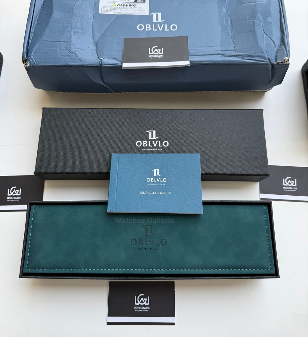Oblvlo Grand Complications Calestial Autmatic (Blue Gold) oblvloGC Watches Galleria