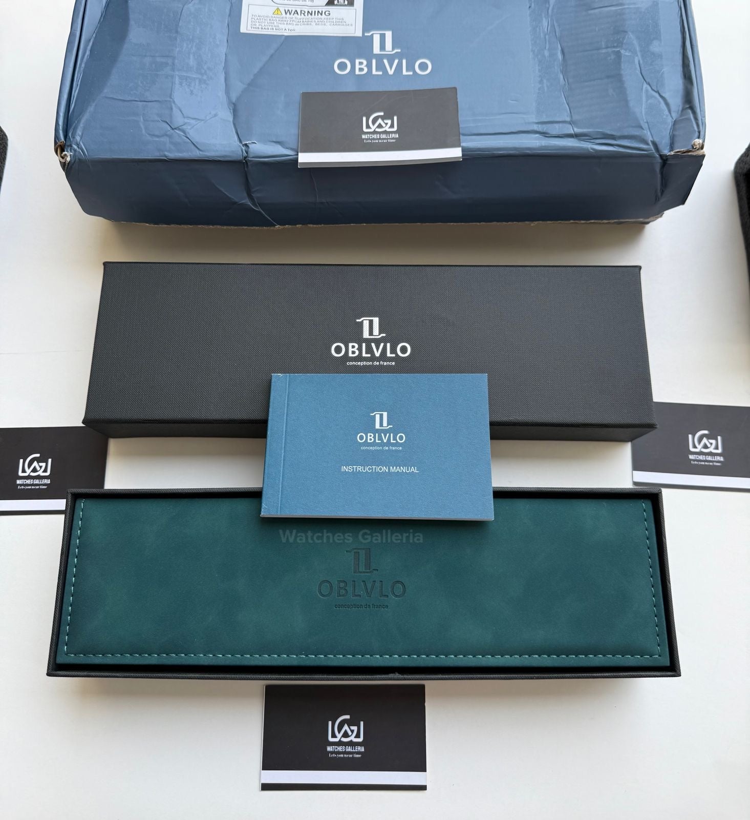 Oblvlo Grand Complications Calestial Autmatic (Blue Gold) oblvloGC Watches Galleria