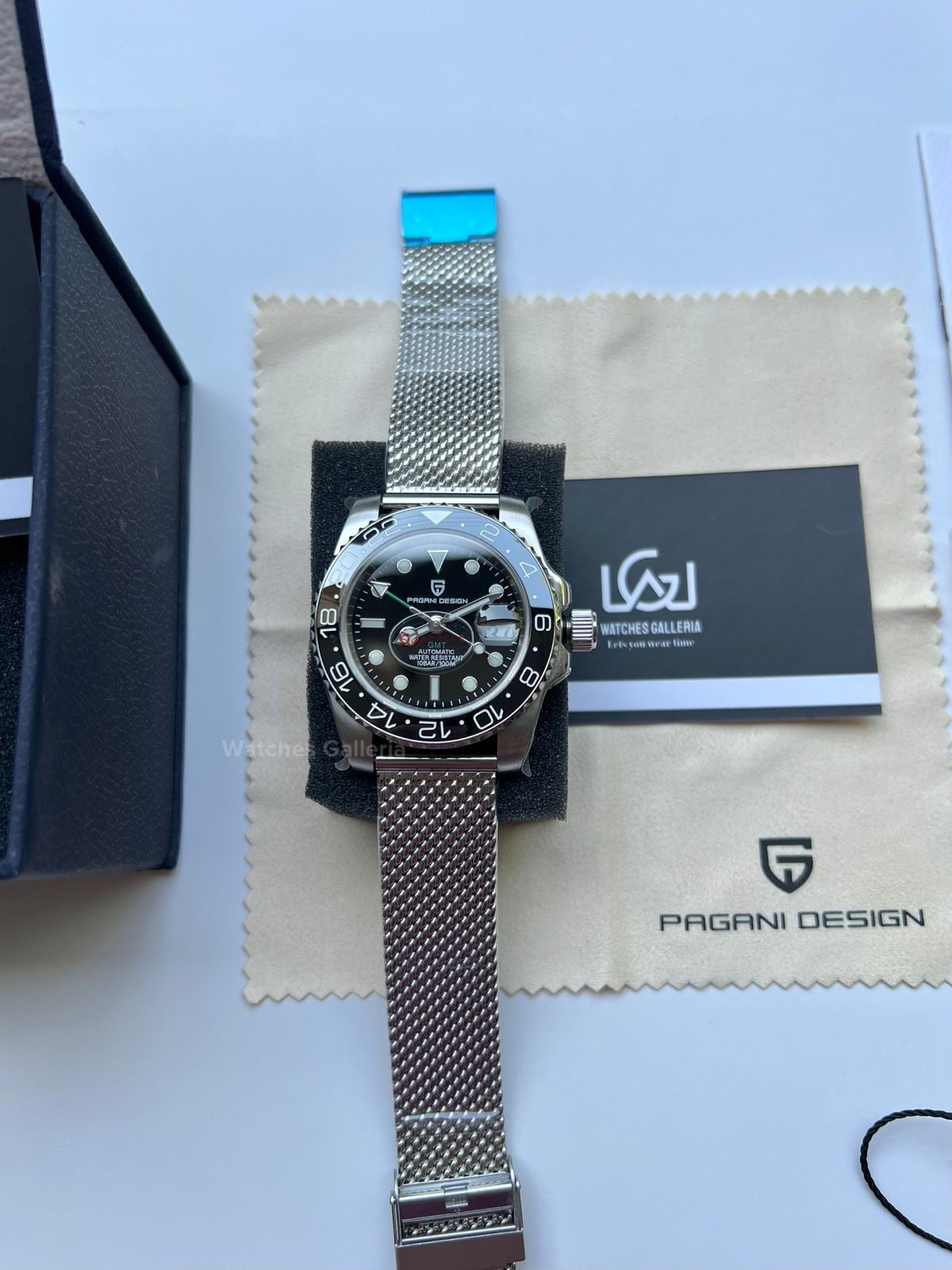 Pagani Design GMT Master I Automatic Watch (Exclusive Mesh Bracelet) PD1662 Watches Galleria
