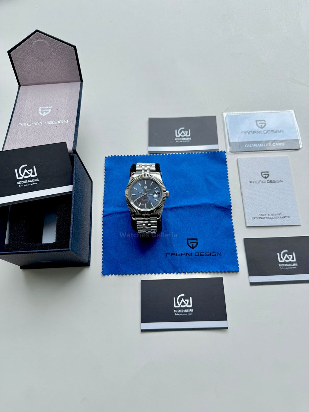 Pagani Design Datejust Automatic PD1645 (Blue) Pagani Design in Pakistan