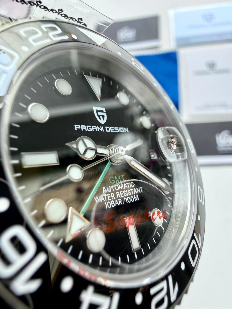 Pagani Design PD1662 GMT Master II Jubilee Edition Automatic (All Black) Pagani Design in Pakistan