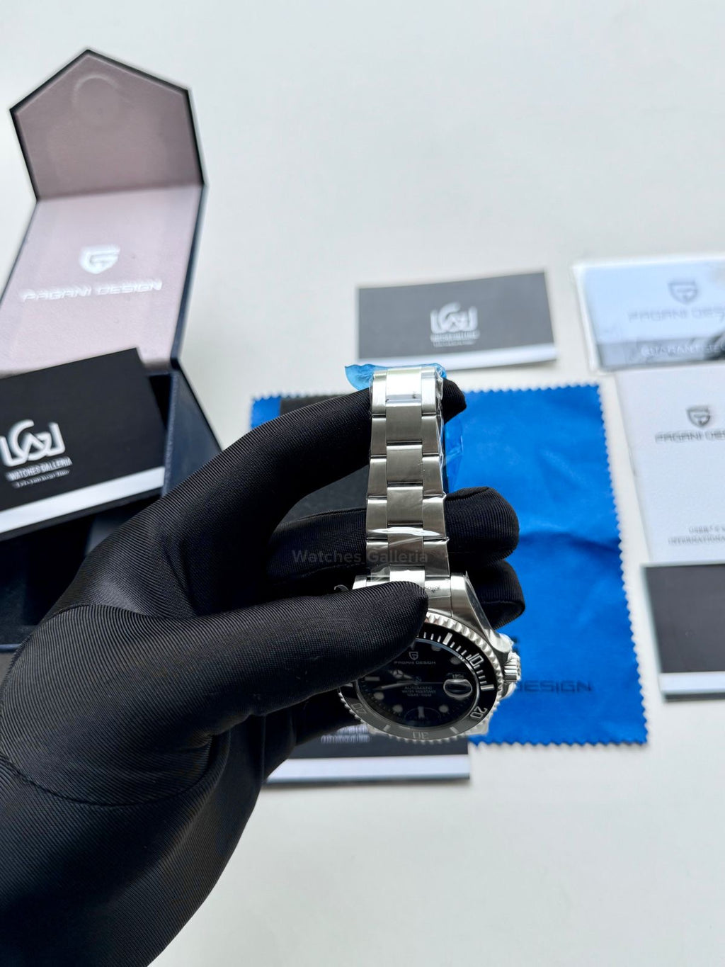 Pagani Design Watch PD1639 Submariner Automatic (Black) Pagani Design in Pakistan