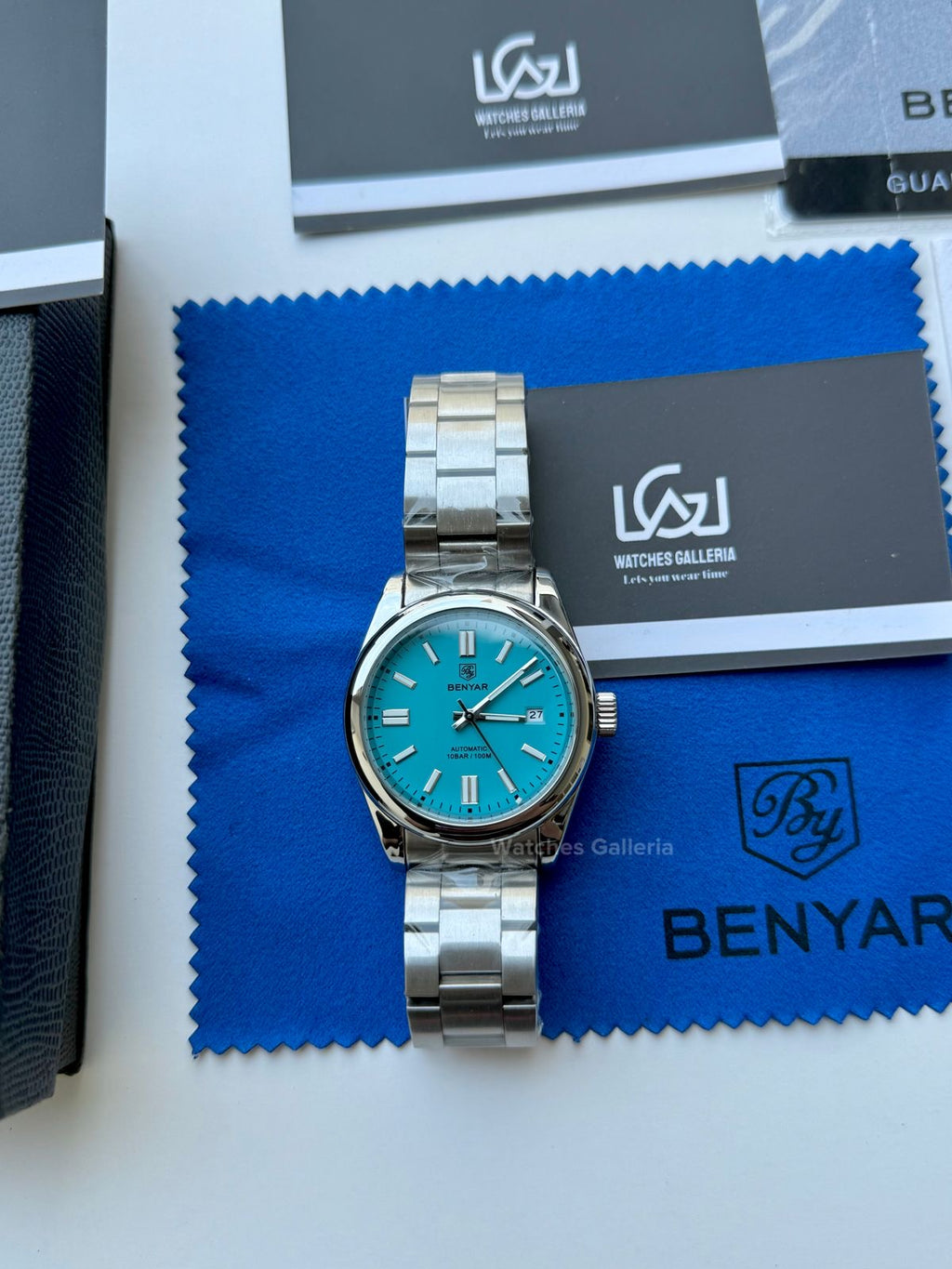 Benyar Oyster Perpetual Automatic (Tifanny Blue) BY5185 Watches Galleria