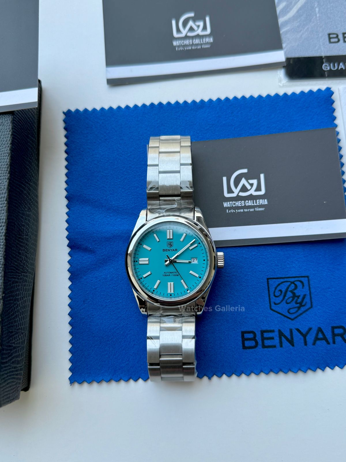 Benyar Oyster Perpetual Automatic (Tifanny Blue) BY5185 Watches Galleria