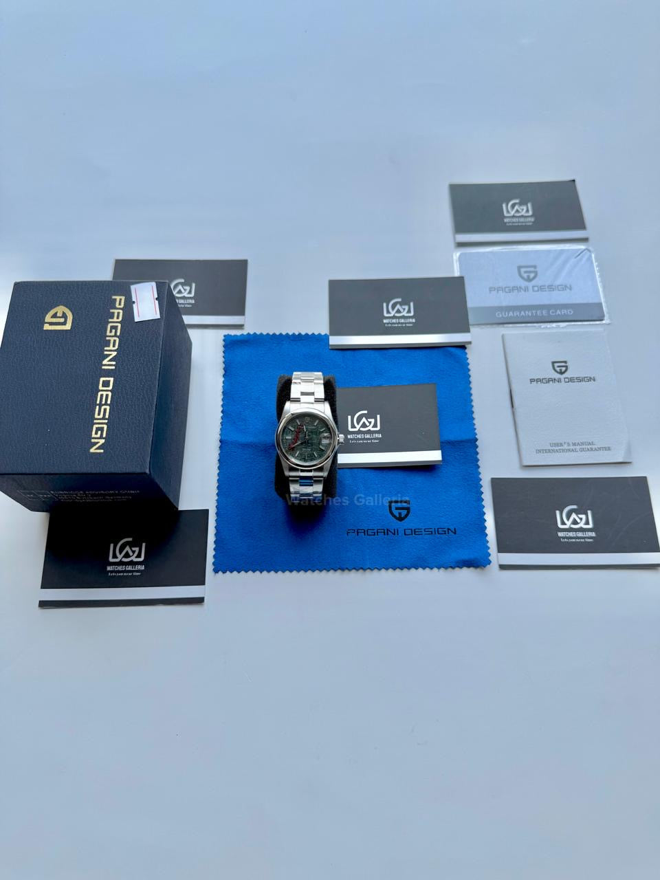 Pagani Design PD1794L Green Ladies Oyster Perpetual Date Green Dial Watch 31mm | Sapphire Glass | Miyota Quartz