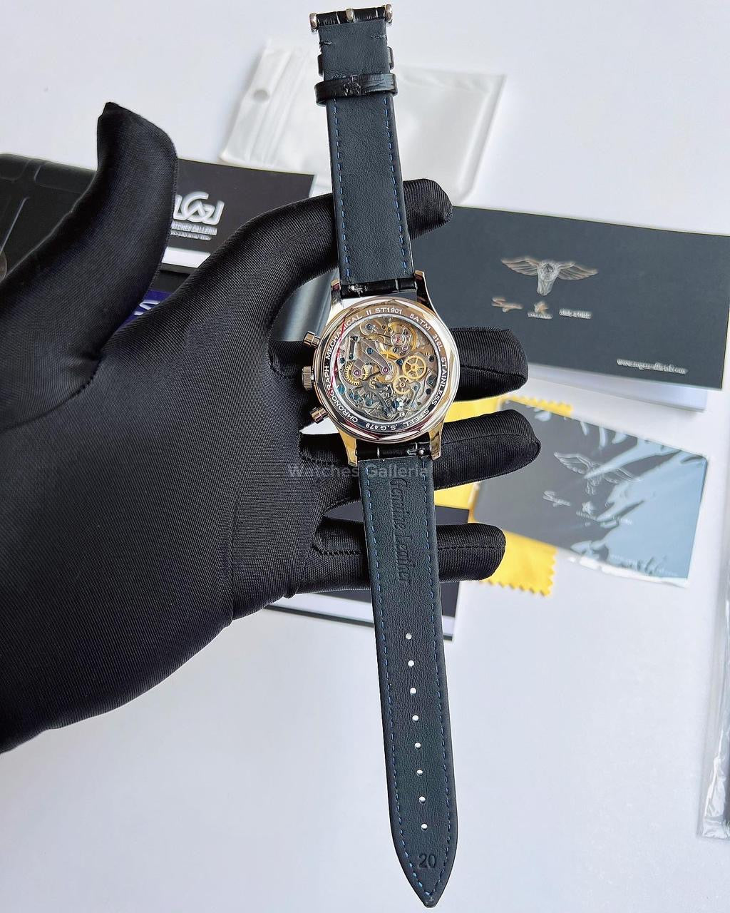 Sugess Panda Chronograph ManualWind (White) ST1901