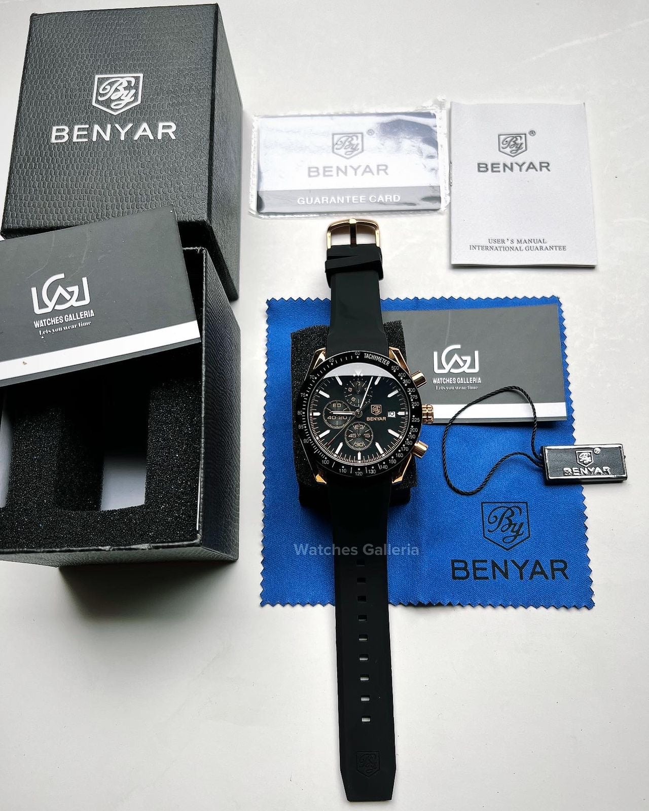 Benyar Speedmaster Quartz (Gold Black) BY5140