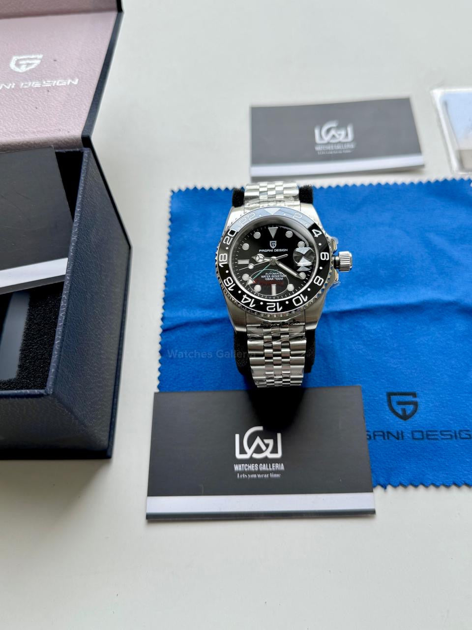 Pagani Design PD1662 GMT Master II Jubilee Edition Automatic (All Black) Pagani Design in Pakistan