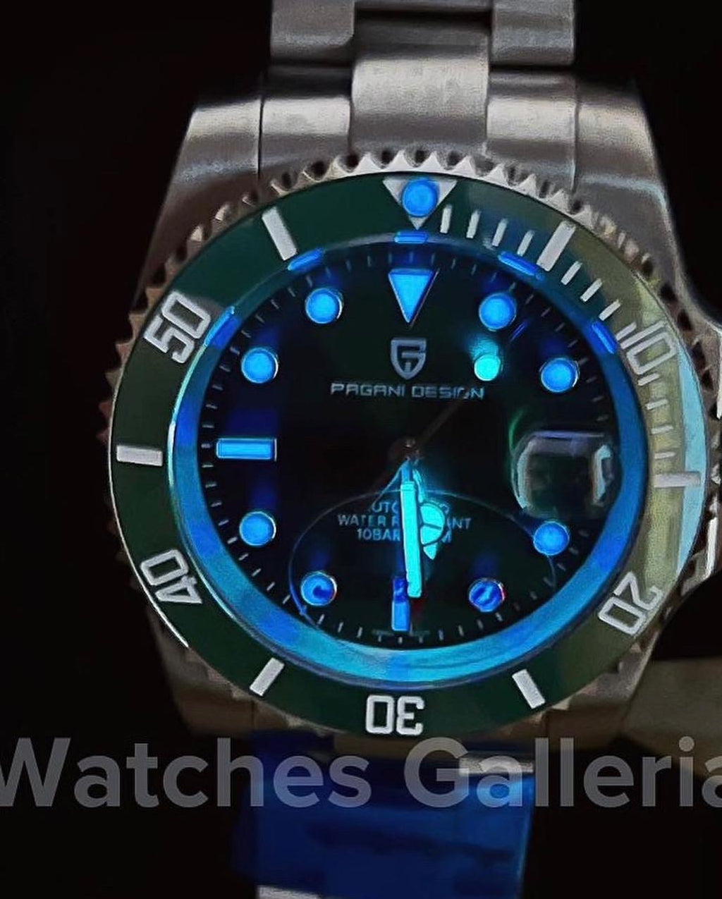Pagani Design Submariner Hulk Automatic (Silver Green) PD1661