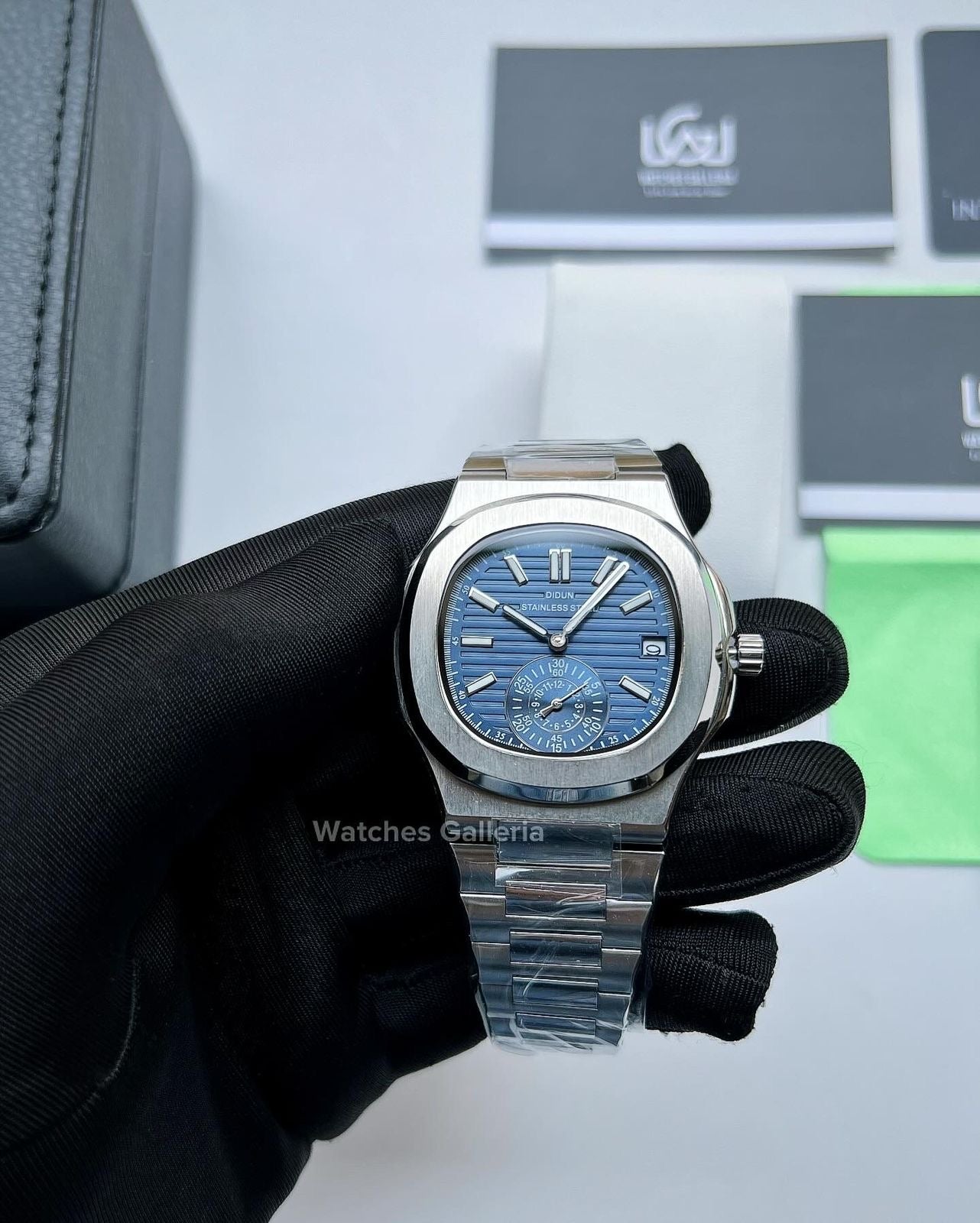 Didun Nautilus Sub Dial Quartz (Blue) PD49 Watches Galleria