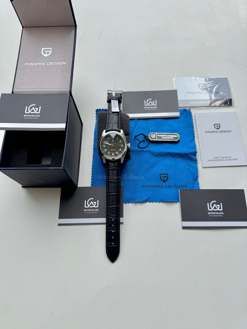 Pagani Design PD1717 Spirit Pilot Automatic (Green Leather Exclusive) Pagani Design in Pakistan