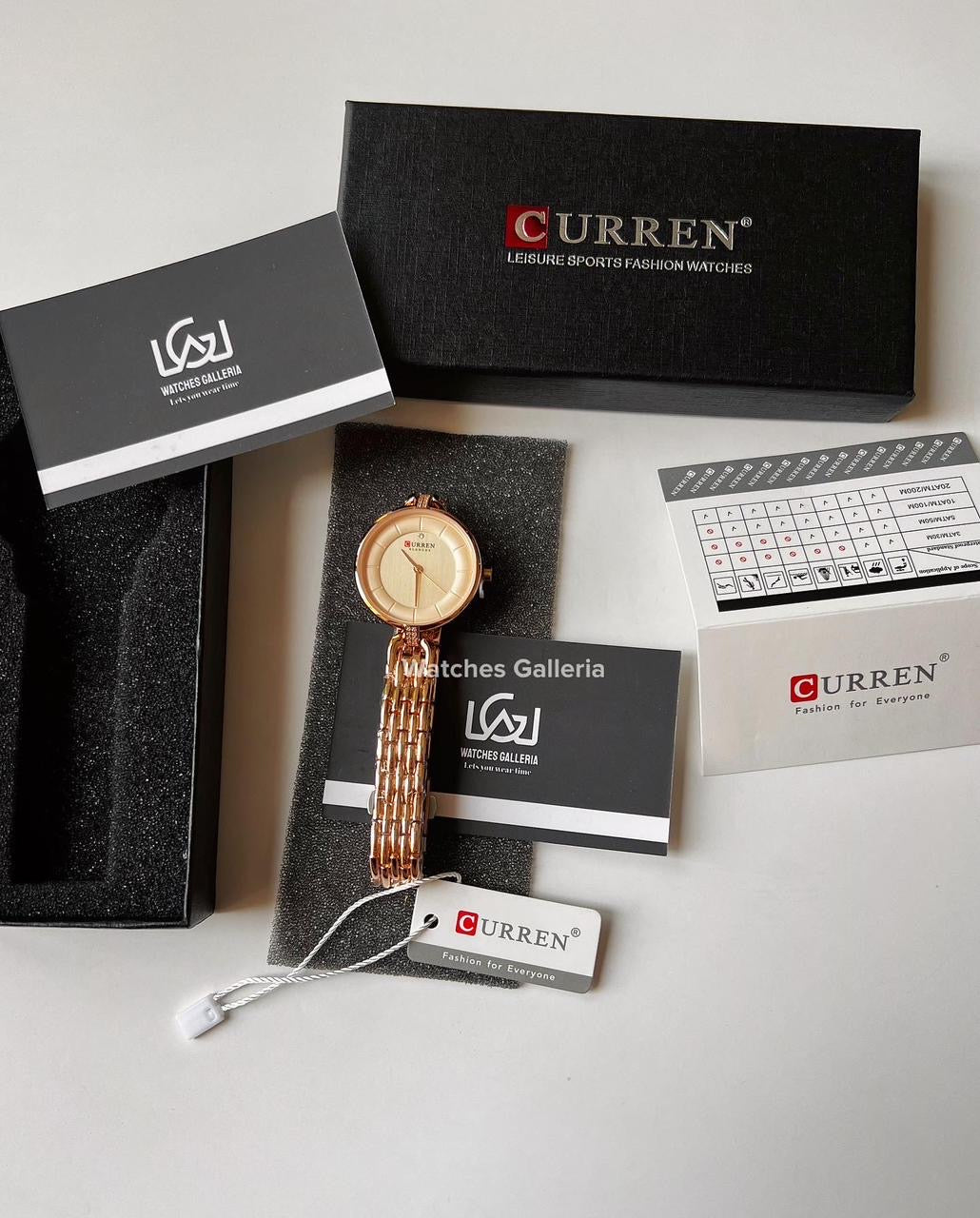Curren Ladies Watch Quartz (Gold) C9052