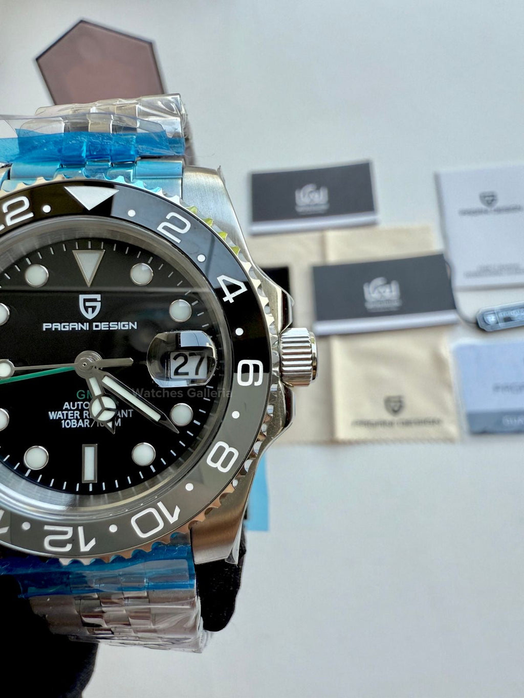 Pagani Design GMT Master II Bruce Wayne Automatic (Jubilee) PD1662 Watches Galleria