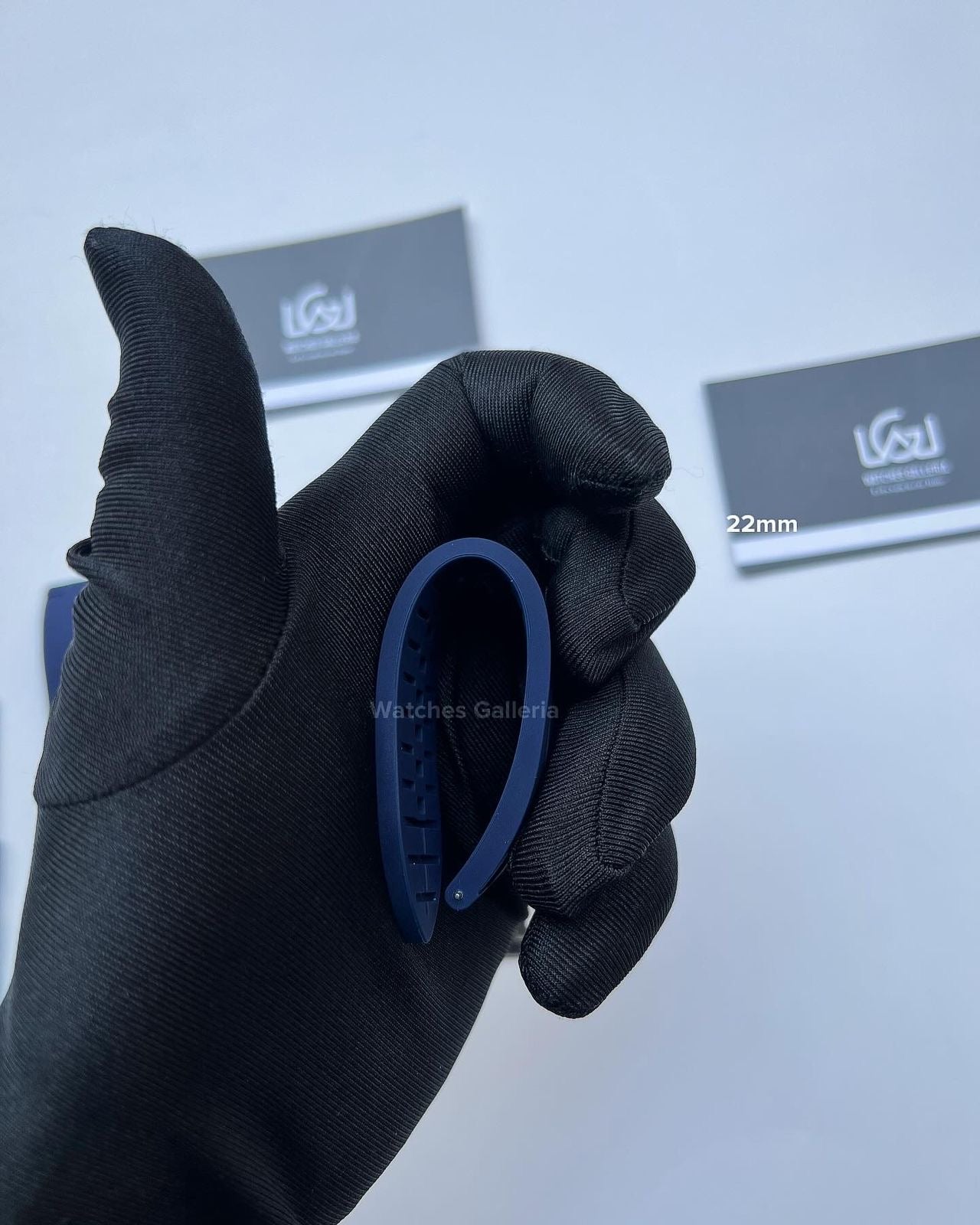 Silicon Straps Quick Release (Blue Silver Buckle) 20mm & 22mm