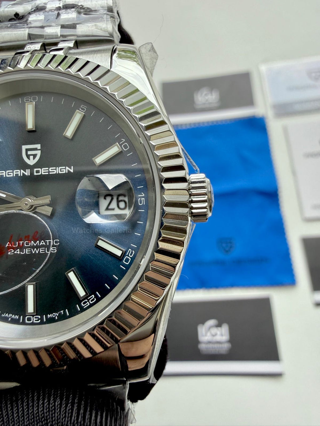 Pagani Design Datejust Automatic PD1645 (Blue) Pagani Design in Pakistan