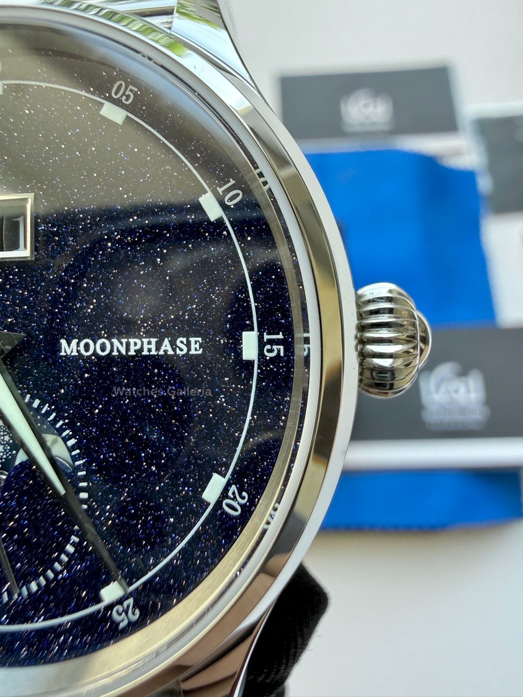 Sugess S401B Oyster Moonphase Watch in Pakistan – Luxury Men’s Automatic Mechanical Watch with Starry Sky Dial
