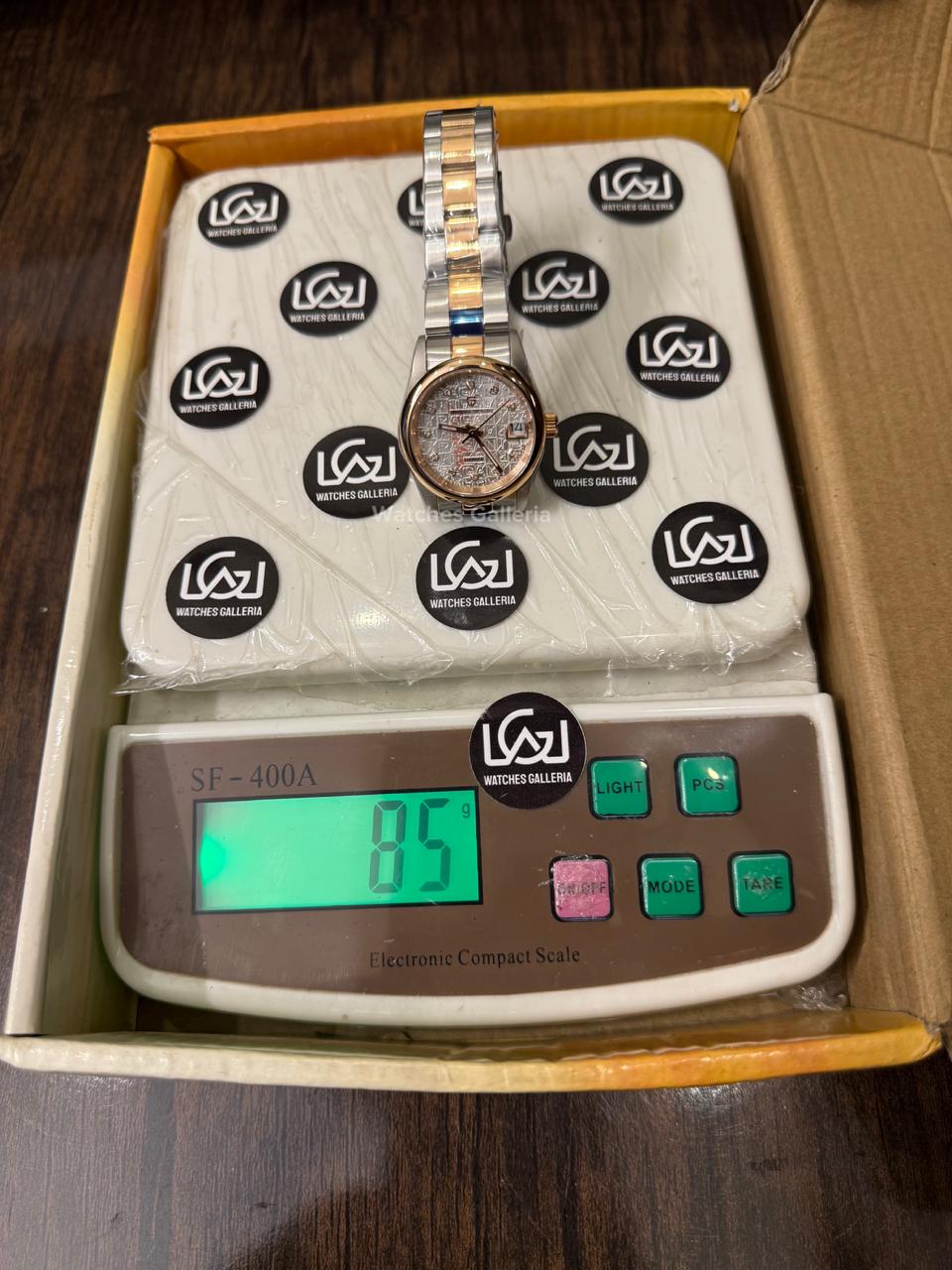 Pagani Design PD1794L Ladies Oyster Perpetual Date Two tone Dial Watch in Pakistan – 31mm Elegant Stainless Steel Quartz Luxury Watch