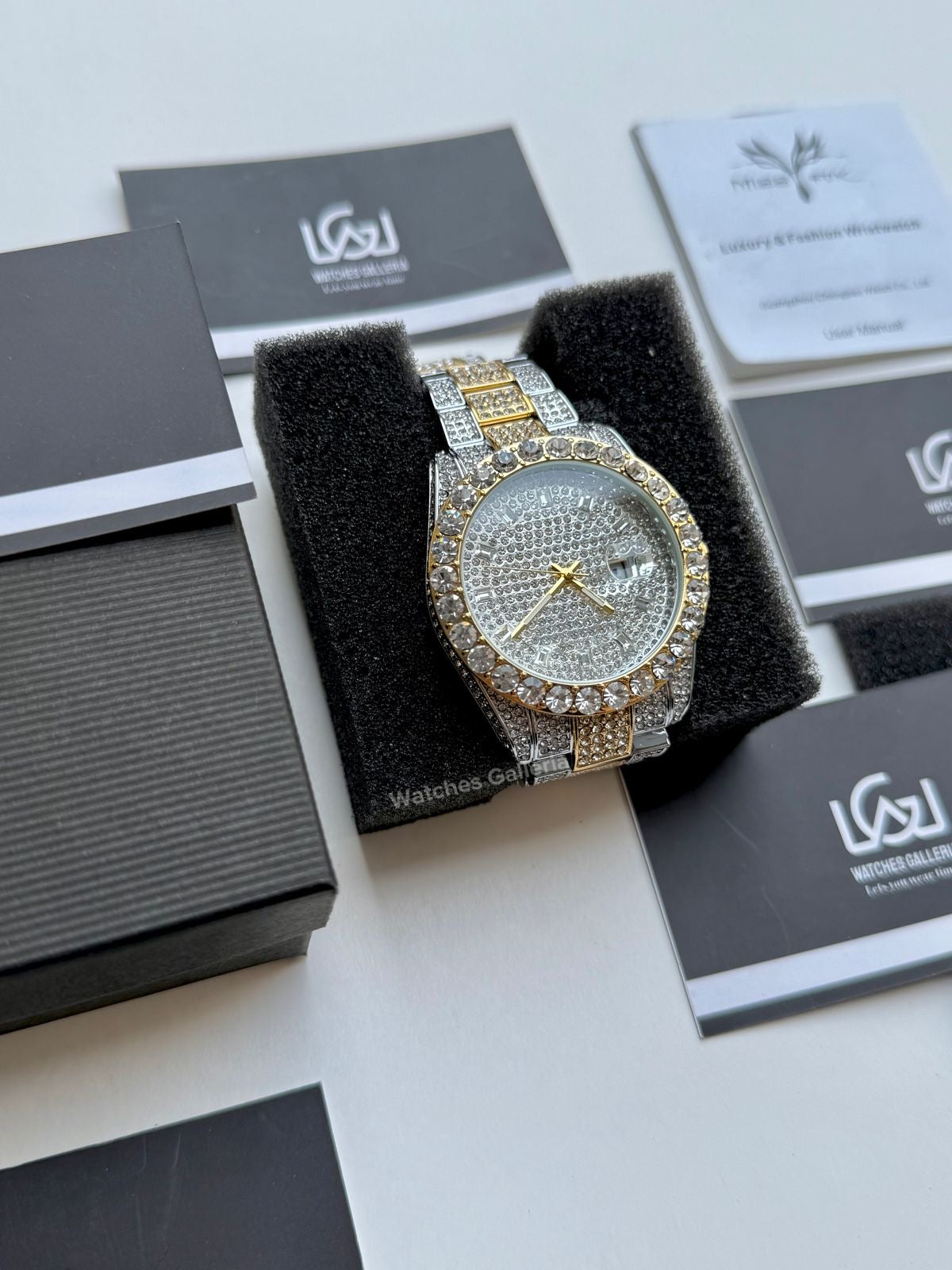 Miss Fox Iced Out Royal Oak (Two Tone) MFV332 Watches Galleria