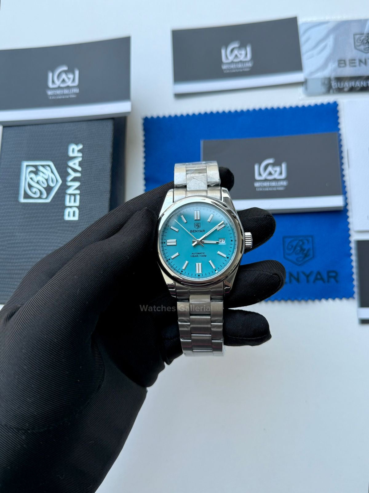 Benyar Oyster Perpetual Automatic (Tifanny Blue) BY5185 Watches Galleria