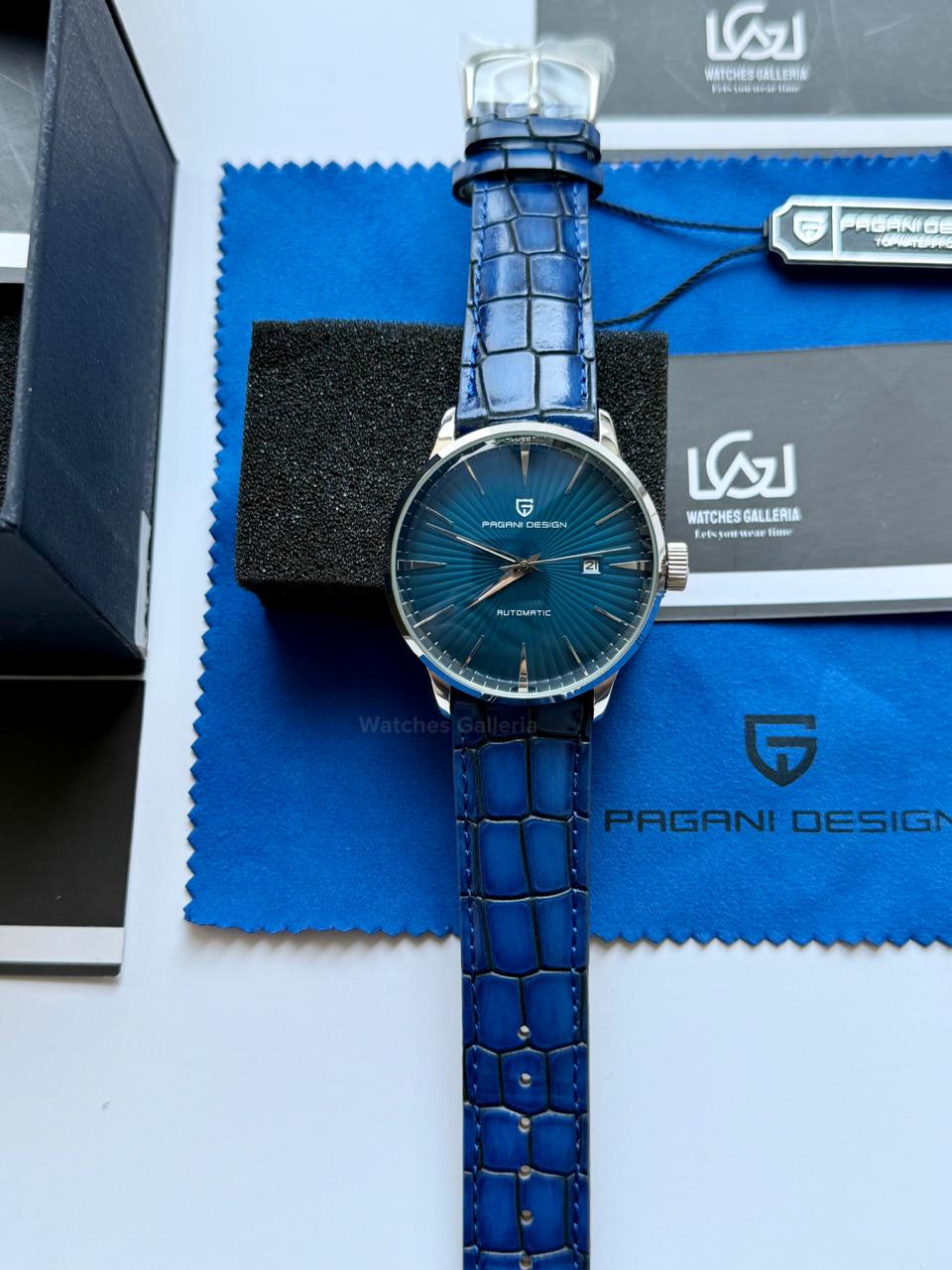 Pagani Design PD2770 Cocktail Automatic Watch Blue Dial – Luxury Men’s Mechanical Dress Watch in Pakistan | Watches Galleria