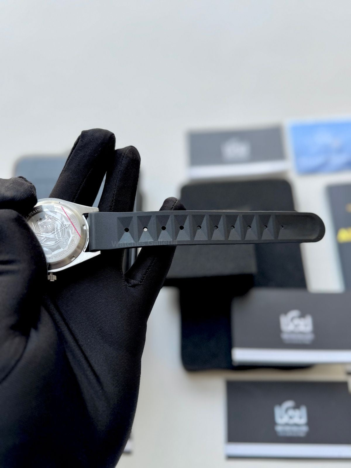 Addiesdive AD2118 Omiwatari Blue Silicon “Ice Blue” Addiesdive Watch in Pakistan