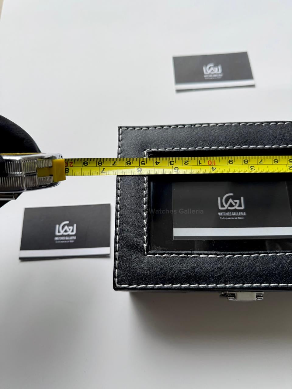 Watch Organizer Box (Black) | 3 Slots Watch Box | Watch Storage Box | Watch Box