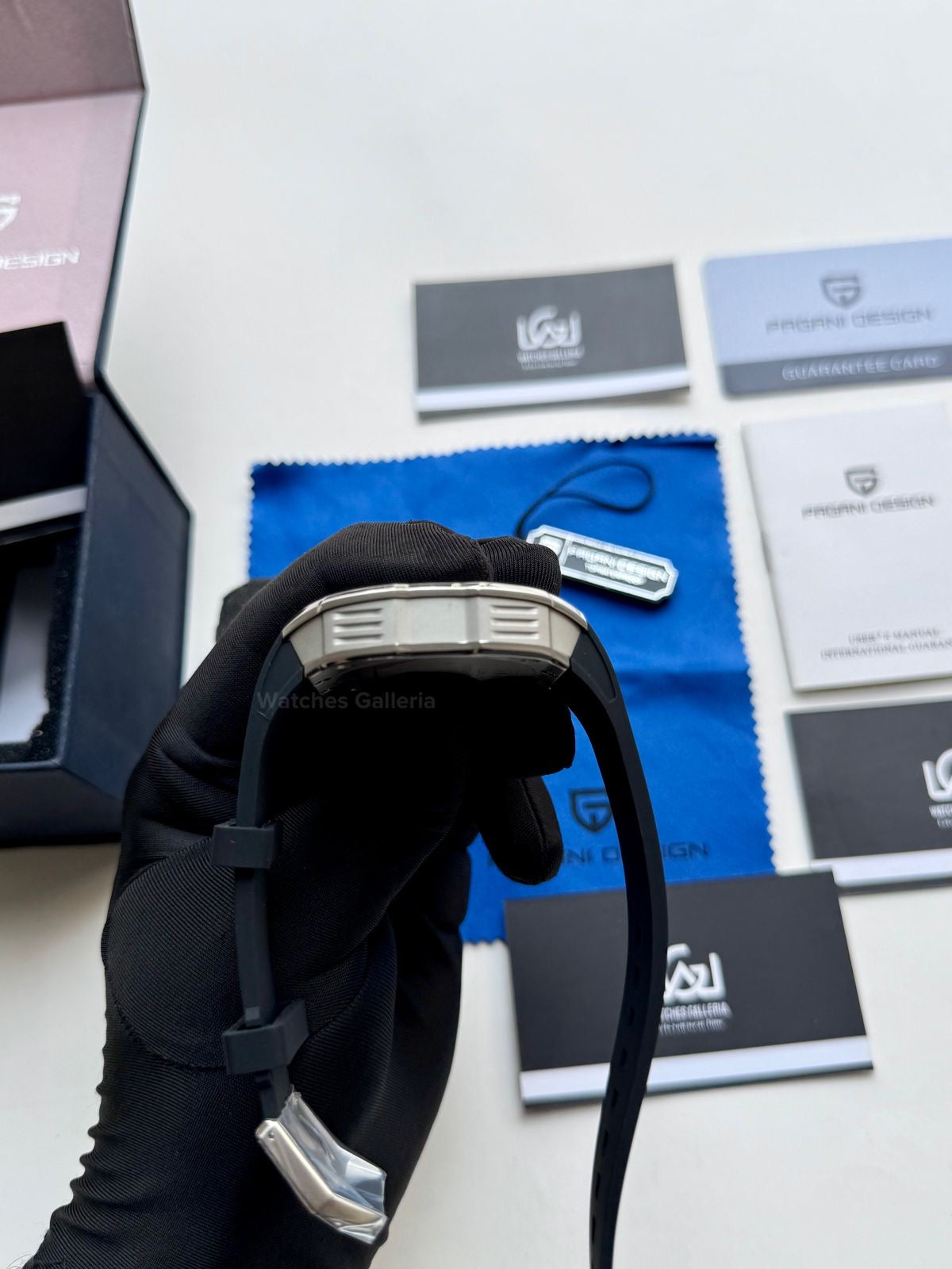 Pagani Design Tonneau Calendar Quartz PDys012 (Black) Pagani Design in Pakistan