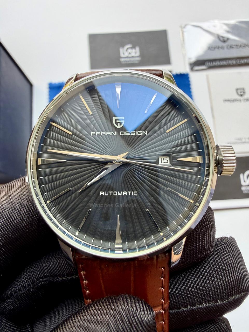 Pagani Design PD2770 Cocktail Automatic Watch Brown Black Dial – Luxury Men’s Mechanical Dress Watch in Pakistan | Watches Galleria