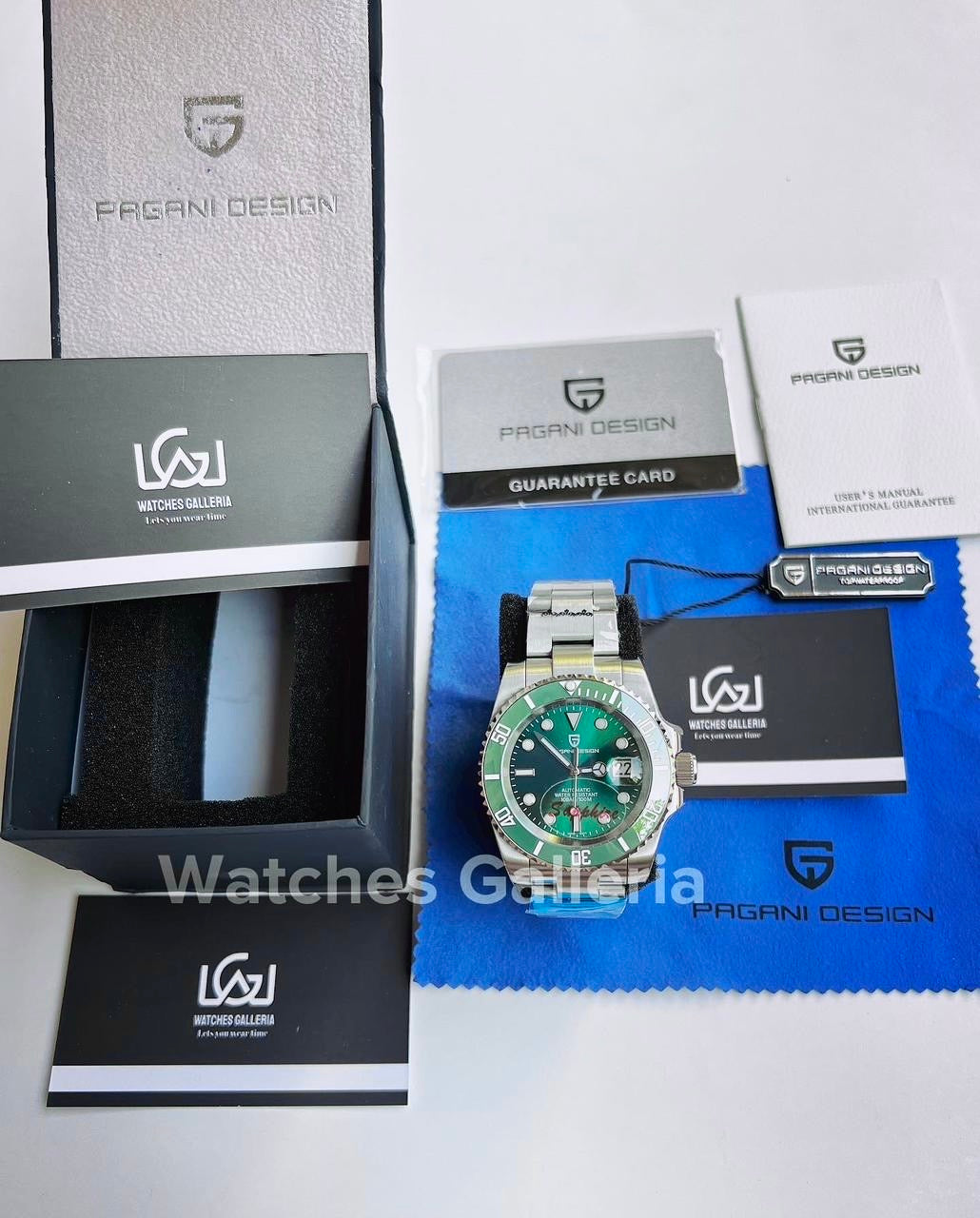 Pagani Design Submariner Hulk Automatic (Silver Green) PD1661