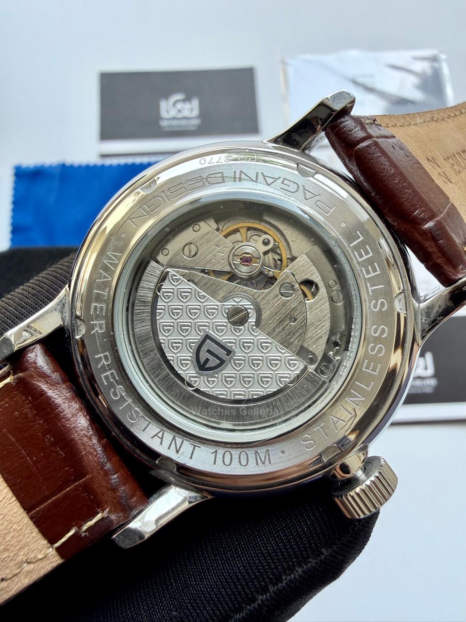 Pagani Design PD2770 Cocktail Automatic Watch Brown Black Dial – Luxury Men’s Mechanical Dress Watch in Pakistan | Watches Galleria