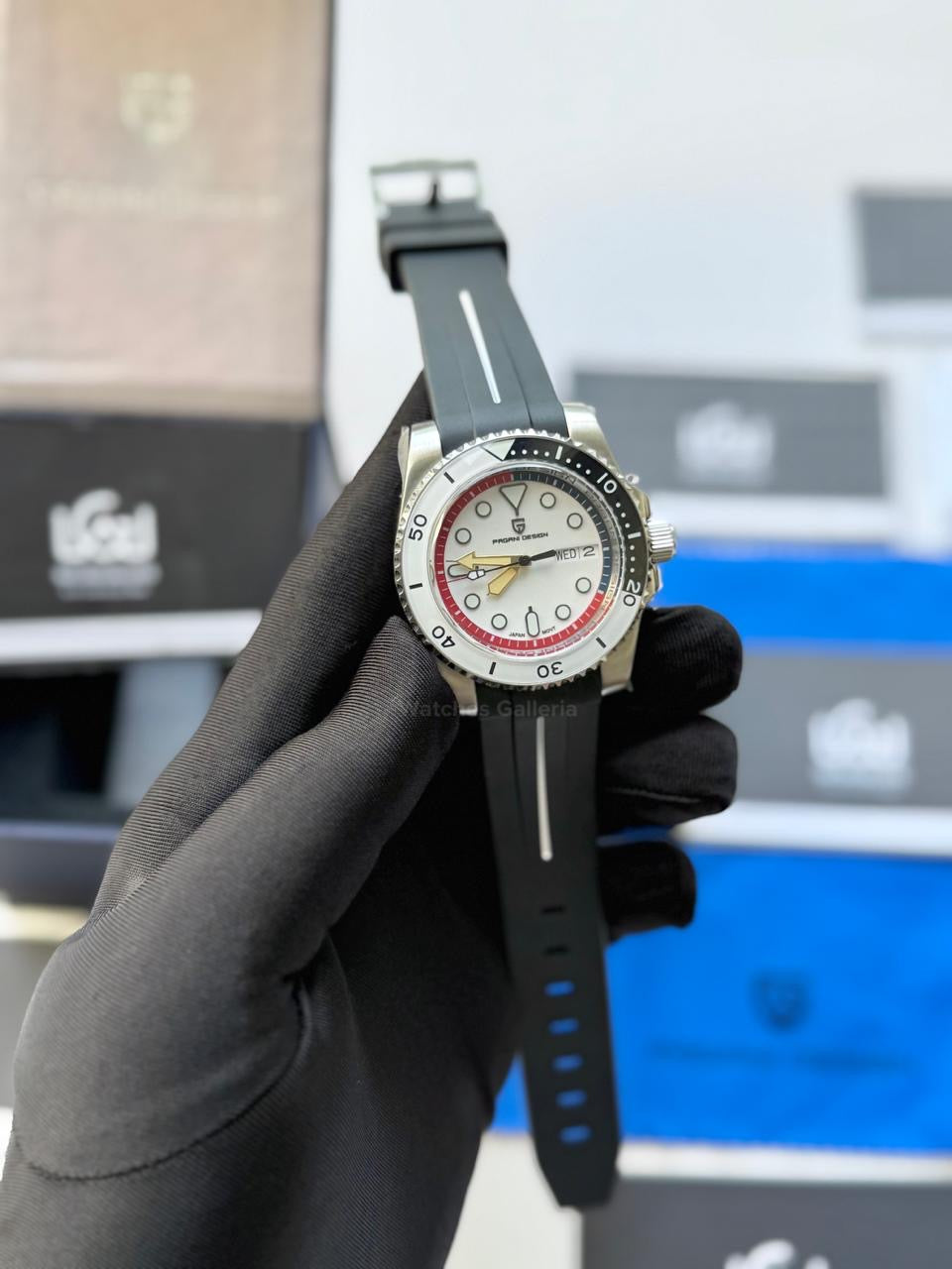 Pagani Design PD1726 Mini Gundam Limited Edition Automatic Watch – Sapphire Crystal, Seiko NH36A, Ceramic Bezel